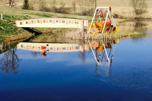 Cantervilla lossi playland karusell Wrangeli laev